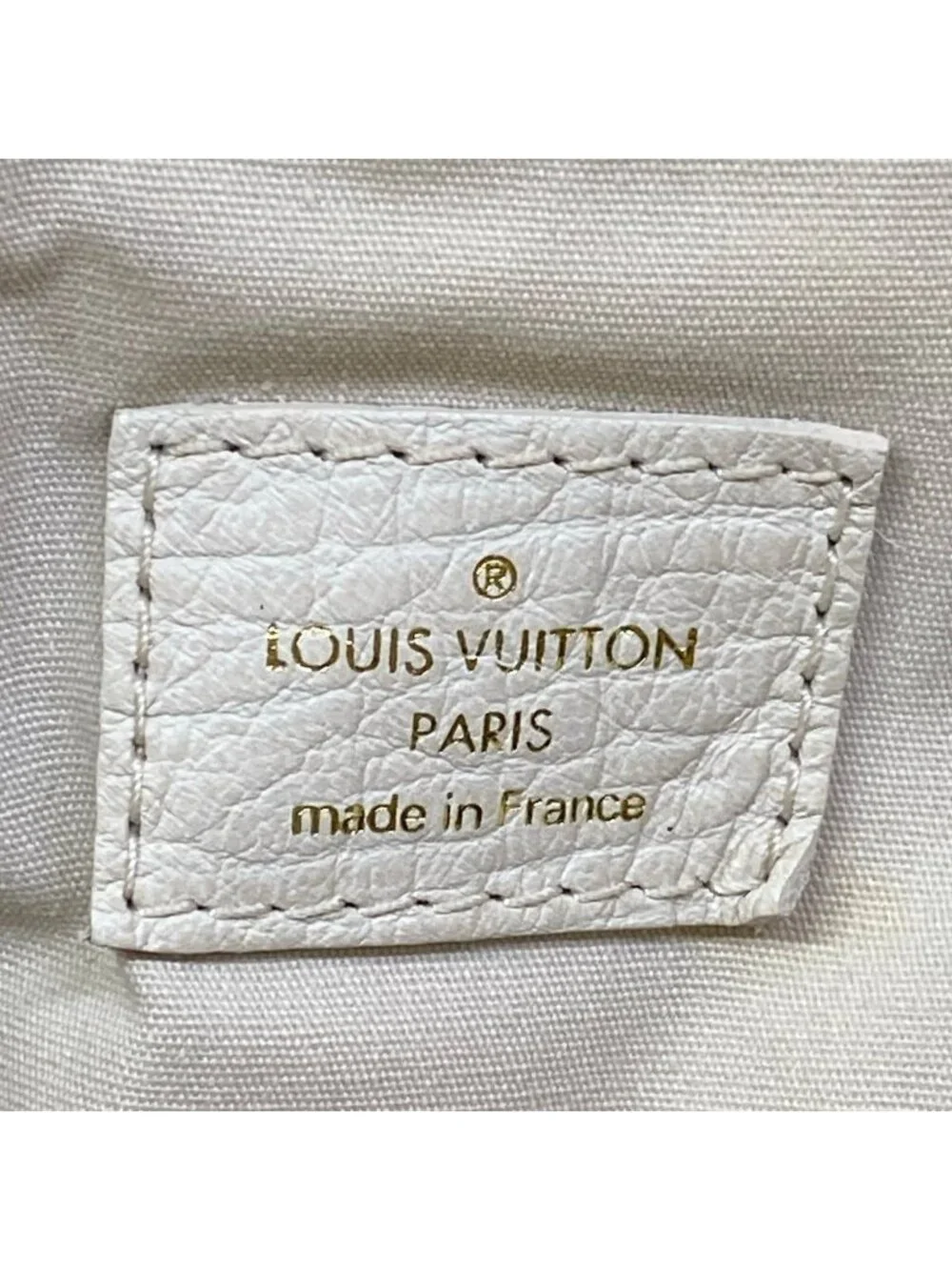 Louis Vuitton Handbag Monogram Mini Lin Croisette Marina GM Rouge Cotton Linen